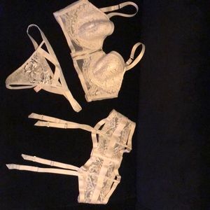 Victoria’s Secret three piece lingerie set